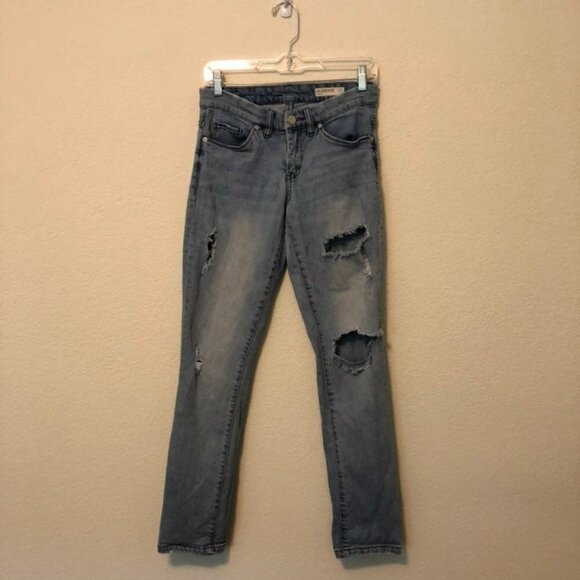 BlankNYC Tomboy Jeans Distressed Lightwash 25 - Picture 1 of 6